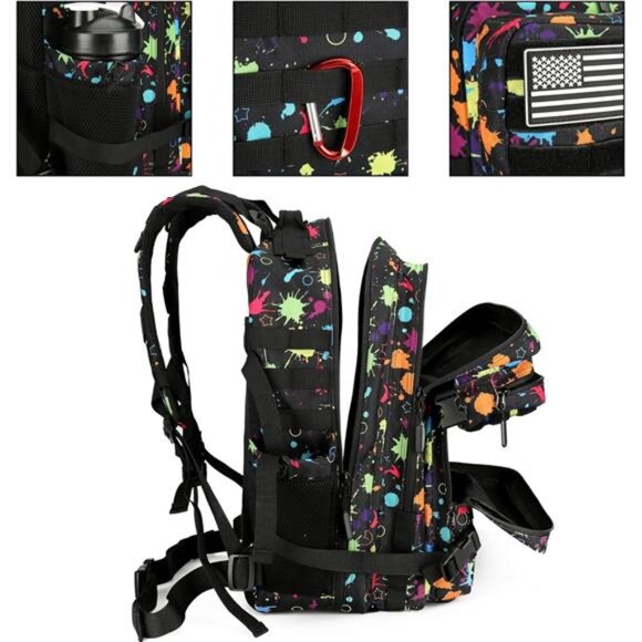 45L Tactical Assault Backpack 3 day assault pack with Molle Waterproof Backpack - Picture 3 of 6